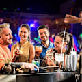 Pikkukuva 8 / 9: 12-osainen cocktail-setti, jossa on 11 ruostumattomasta teräksestä valmistettua lisävarustetta ja 1 bambuteline, 750 ml:n shakeri, baariin, kotibileisiin, helppo puhdistaa ja kätevä käsitellä