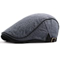 Pikkukuva 1 / 4: Unisex Retro Miesten Ivy Flat Cap Newsboy Säädettävä Baretti Cabbie Gatsby Ajolippis Gray blue
