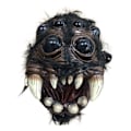 Miniatyrbillede 2 af 5: Simuleringsedderkop Latex Maske Dyrehoved Halloween Maske Kostumefest Rollespil Karneval