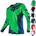 Pikkukuva 2 / 5: Miesten pitkähihainen motocross pyöräily jalkapallopaita - Maastopyörä Mtb paita - Miesten moottoripyörävaatteet D-Red L