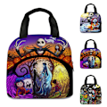 Miniatyrbild 4 av 9: The Nightmare Before Christmas Lunch Bag Vuxna Tonåringar Isolerad Arbets- och Skolväska A