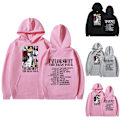 Miniatyrbild 2 av 3: Kvinnor Taylor Print Sweatshirt Män Huvtröja Kläder Present Till Fans black 3XL