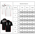 Pikkukuva 4 / 4: F1-kilpatallin poolopaita, miesten lyhythihainen poolopaita, rento t-paita, topit Black M
