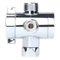 Miniatyrbild 3 av 6: 3-vägs T-adapter Duschhuvud Arm Mount Diverter Ventil 1/2''