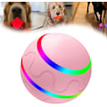 Miniatyrbild 1 av 5: Hundleksak, Vibrerande Hundboll, Uppladdningsbar Automatisk Rörelse Skakande Hundleksak Boll, Interaktiv Rullande Hundboll Leksak Med Ljus, Pink