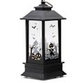 Miniatyrbillede 2 af 2: Halloween Simuleret Mønster Flammelys til Hjemmebar Dekoration pumpkin