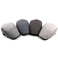 Pikkukuva 3 / 4: Unisex Retro Miesten Ivy Flat Cap Newsboy Säädettävä Baretti Cabbie Gatsby Ajolippis Light gray