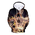 Miniatyrbild 1 av 3: Pojke Flicka 3d Hoodie Mode Höst Vinter Demon Slayer Sweatshirt D 140cm