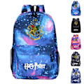 Miniatyrbild 7 av 7: Barn Unisex Harry Potter Ryggsäck Studenter Skolväska Resa Ryggsäck Bokväskor Black 30*12*42cm
