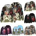 Miniatyrbild 2 av 3: Barn 3d Hoodie Mode Höst Vinter Skibidi Toalett Sweatshirt A 130cm