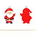 Miniatyrbilde 3 av 5: 30 stk. Julemini ornamenter Små juleharpiks ornamenter for mini juletre dekorasjoner 30PCS