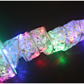Pikkukuva 1 / 5: Joulujuhlien LED-valot Joulukuusen latvanauha rusettikoriste Silver, iridescent
