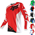 Pikkukuva 4 / 5: Miesten pitkähihainen motocross pyöräily jalkapallopaita - Maastopyörä Mtb paita - Miesten moottoripyörävaatteet A-Red M