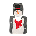 Miniatyrbild 3 av 4: 2 st julälg tomte toalettstolsskydd matta heminredning snowman