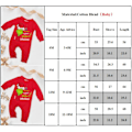 Pikkukuva 3 / 3: Jouluinen perhepyjama-asu vanhemmille ja lapsille Baby 9M