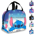Miniatyrbild 4 av 7: Stitch söt lunchväska skola kontor mellanmål matlåda picknick förvaringspaket #4