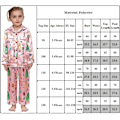 Pikkukuva 4 / 4: 2-8 Vuotta Äiti ja Minä Joulu Pyjama Setti 2-osainen Asu Söpö Graafinen Paita Housut Ruseteilla Pyjamat Naisille Tytöille White 100cm