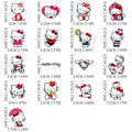 Miniatyrbild 3 av 3: 17 st/set Katie Patch Strykapplikation Strykbilde 17PCS