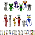 Miniatyrbild 2 av 4: 6/8/12st/set Zoonomaly Cartoon Mini Figurer PVC Modell Figurine Dockor Dekor E