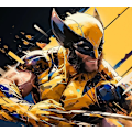 Miniatyrbild 5 av 5: Halloween Vuxna Barn Deadpool 3 Wolverine Cosplay Kostym Herr Pojkar Jumpsuit 100cm