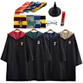Miniatyrbild 2 av 5: Harry Potter Gryffindor Ravenclaw Slytherin Kappa Slips Kostym Trollstav Halsduk Yellow 125cm