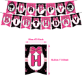 Miniatyrbild 2 av 6: Barbie-tema Födelsedagsfest Tillbehör Ballonger Set Banner Toppers Cake Decor