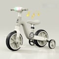 Miniatyrbilde 3 av 10: [3-dagers forsendelse] Barnesykkelsparkesykkel for 3-7 år, 4-hjuls sparkesykkel leketøy, uten pedal, skyvebil, for gutter og jenter, lastebærende opp til 45 kg