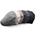 Pikkukuva 4 / 4: Unisex Retro Miesten Ivy Flat Cap Newsboy Säädettävä Baretti Cabbie Gatsby Ajolippis Meter