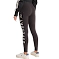 Miniatyrbillede 3 af 3: Leggings Superdry Dame Essentiel 7/8 Sort Polyester - S