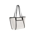 Miniatyrbild 3 av 4: Axelväska - GUESS - Sebina Tote Bag - Grädde / Svart - 47x25x15 cm - Kvinna kräm, svart