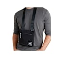 Pikkukuva 2 / 4: Armani Exchange Miehen Monogrammi Musta Polyuretaani laukku Svart