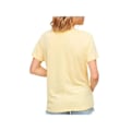 Miniatyrbillede 4 af 4: T-shirt til kvinder - SUPERDRY - Studios Slub Emb Vee Qlc - Gul - Cotton - Korte ærmer - V-hals Gul M