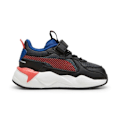 Pikkukuva 1 / 6: Lasten kengät - Puma - RS-X - Harmaa/Punainen/Musta - Velcro-kiinnitys - Erinomainen mukavuus - Synteettinen päällinen - 21