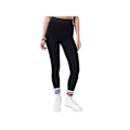 Miniatyrbillede 1 af 4: Legging Superdry Dame Elastisk Kode Sort Bomuld Svart XS