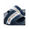 Miniatyrbillede 4 af 4: Claquette Mand - Emporio Armani - XUPS06 XN999 T637 - Blå - Polyurethan Blå 42