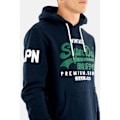 Pikkukuva 3 / 4: SuperDry VL NS Huppari - Miehille - Sininen - Pitkät hihat Blå jag