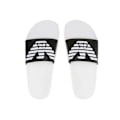 Miniatyrbillede 3 af 4: Claquette Emporio Armani Herre GA Eagle Sort Syntetisk hvid 41