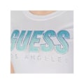Miniatyrbillede 2 af 3: T-shirt Guess Femme Diamond Hvid Syntetisk - M