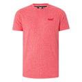 Pikkukuva 5 / 5: T-paita mies SUPERDRY - malli M1011245A 9VS - vaaleanpunainen - pyöreä kaula-aukko - lyhyet hihat - normaali malli Rosa XL
