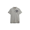Pikkukuva 3 / 4: Polo Superdry Mies Vintage Urheilu Harmaa Puuvilla Grå M