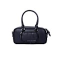 Miniatyrbillede 1 af 3: Armani Exchange Dame Satchel Sort Polyester Svart