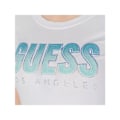 Miniatyrbillede 2 af 3: T-shirt Guess Femme Diamond Hvid Syntetisk Vit XS