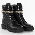 Pikkukuva 1 / 4: Guess Naisille Chain muste nahkaboots sort 36