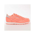 Miniatyrbillede 3 af 4: Baskets Børn Mixte - Reebok - Classic Leather BS8981 - Læder Rosa - Snørebånd - Flade Lyserød 36