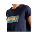 Miniatyrbillede 2 af 3: T-shirt Superdry Dame Cl platinblå Bomuld Blå M