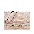 Pikkukuva 2 / 4: Olkalaukku - GUESS - Silvye Convertible Xbody Flap Bag - Taupe - 100 % polyuretaanista - 686 g mol
