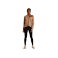Miniatyrbillede 3 af 4: Legging Superdry Dame Logo elastisk Sort Bomuld Svart S