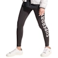 Miniatyrbillede 1 af 3: Leggings Superdry Dame Essentiel 7/8 Sort Polyester - XS