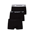 Miniatyrbillede 1 af 4: Boxer Superdry Mand i Pakke x3 ubegrænset logo Sort Bomuld Svart S