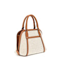Pikkukuva 2 / 4: Käsilaukku - GUESS - Sebina Satchel - Kermainen / Vaalea ruskea - 25x22x10 cm - 755g grädde, ljusbrun